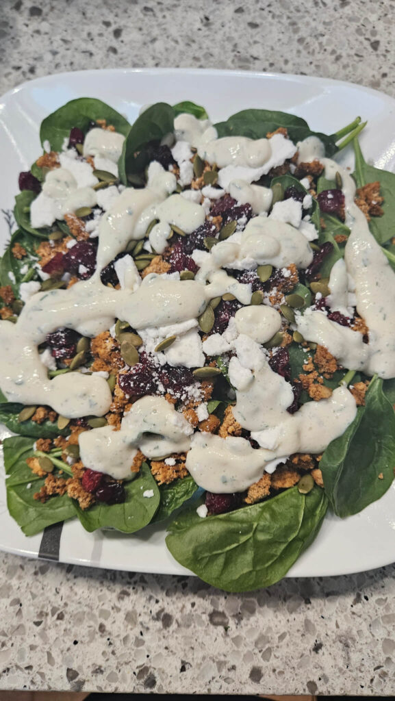 Hidden Tofu Ranch Dressing | Protein Deficient Vegan