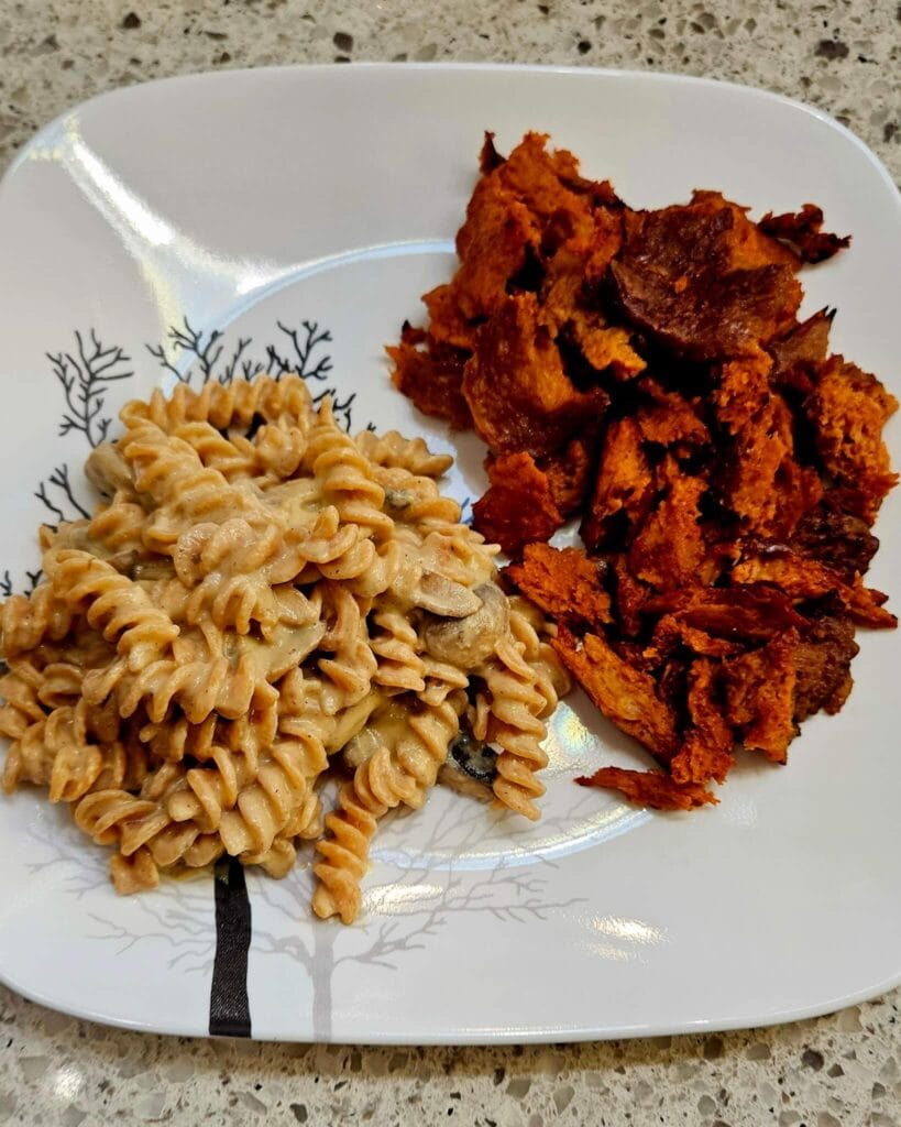 High Protein Mushroom Stroganoff | Protein Deficient Vegan