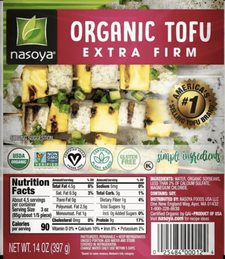 Extra firm tofu package
