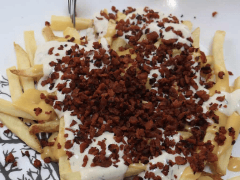High Protein Bacon Loaded Fries