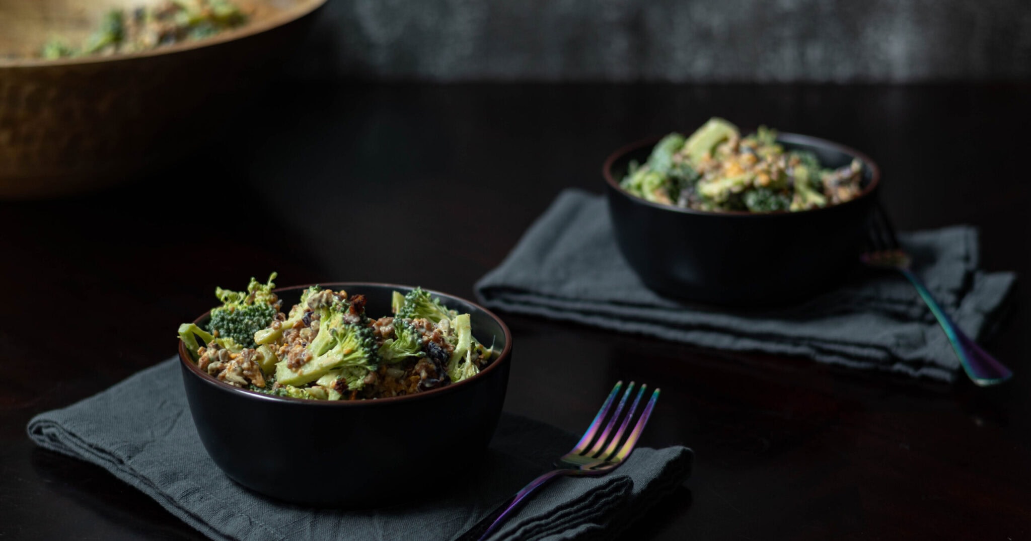 High Protein Vegan Broccoli Salad