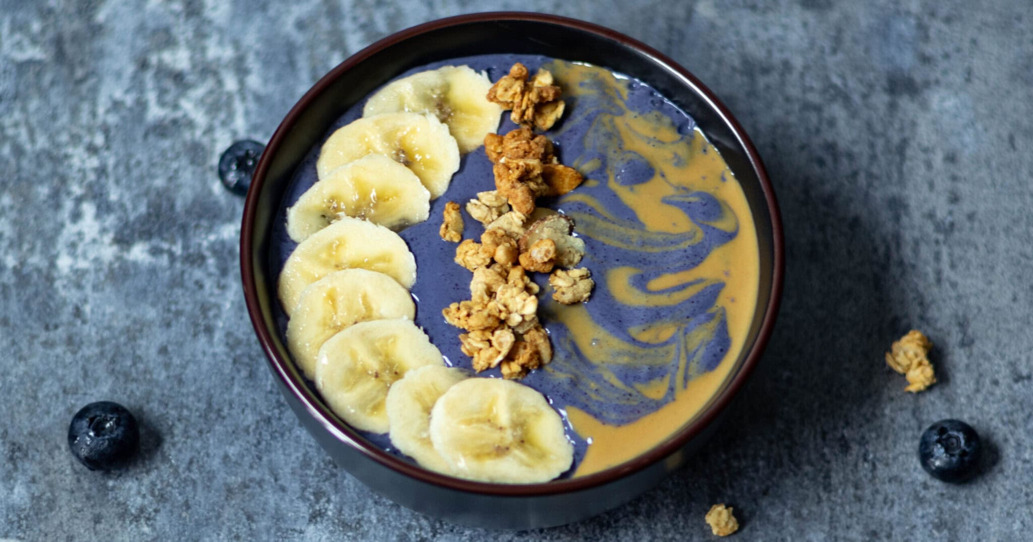 High Protein Blueberry Smoothie Bowl
