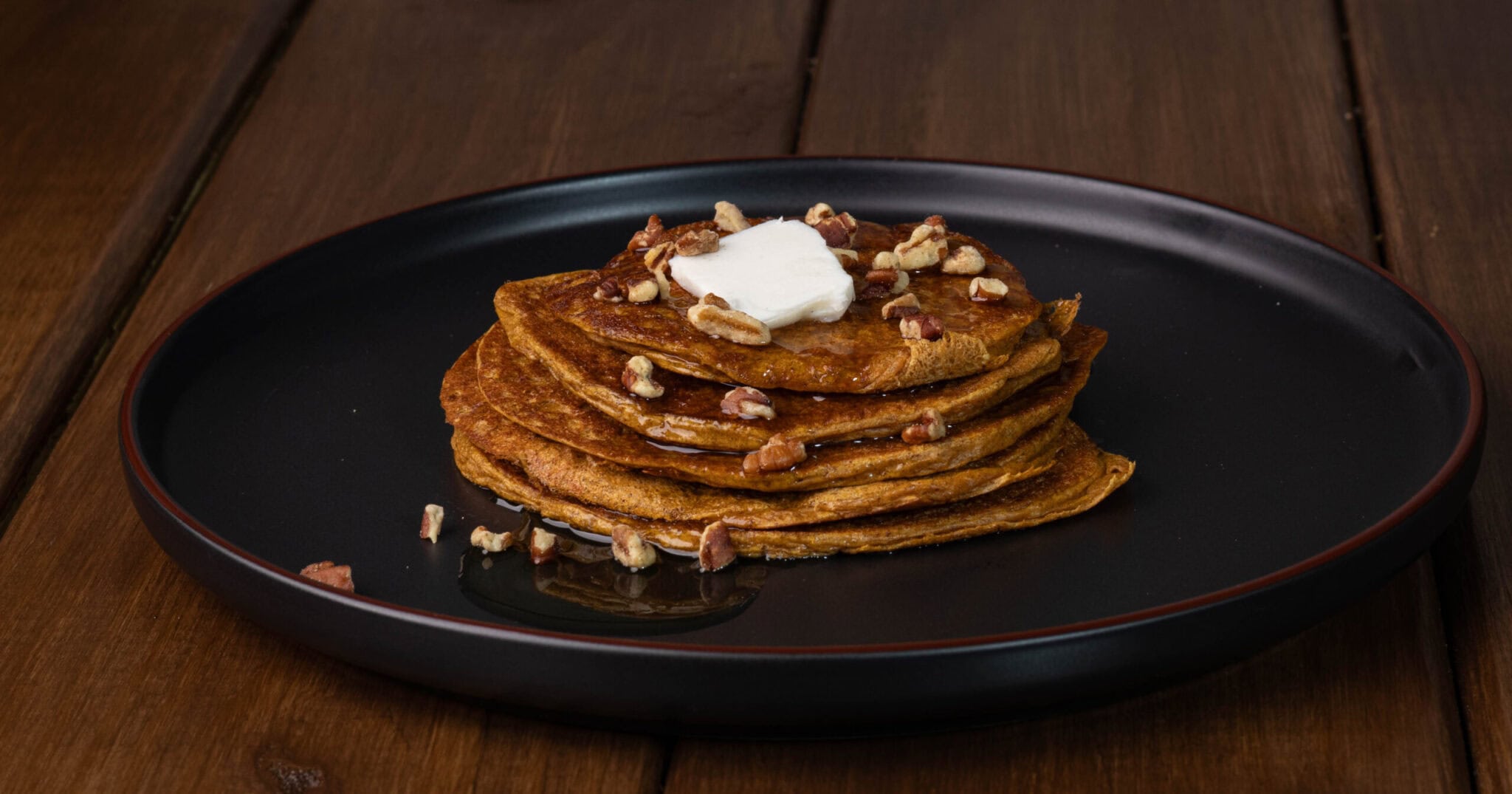High Protein Pumpkin Pancakes