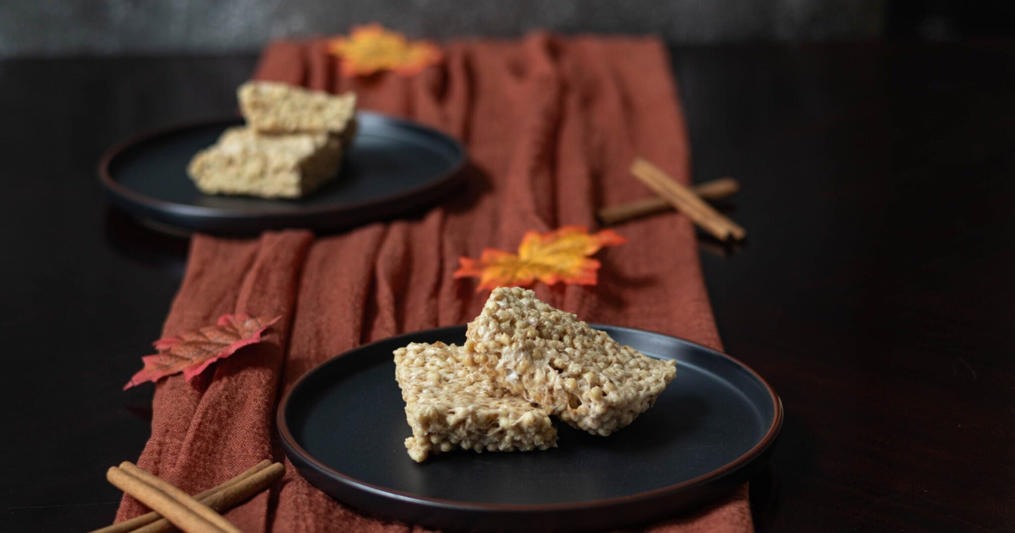 High Protein Pumpkin Spice "Rice" Crispy Treats