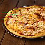 Large high protein vegan cheese pizza.