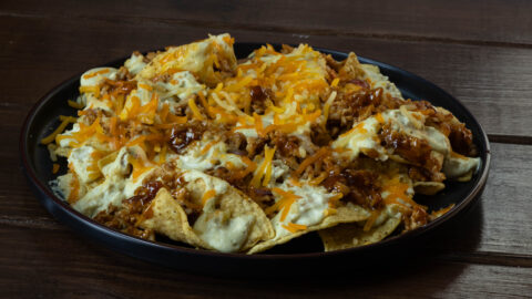 Shredded BBQ Tofu Nachos | Protein Deficient Vegan