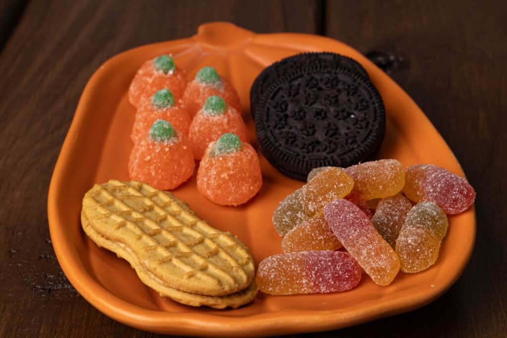 Toppings for the dirt pudding.