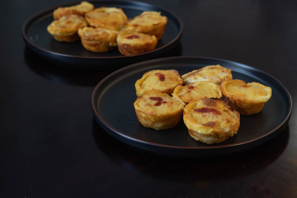 High protein pizza bites.