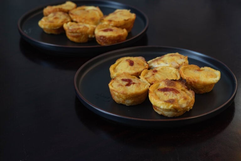 High protein pizza bites.