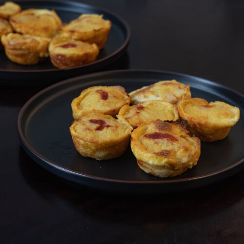 High protein pizza bites.