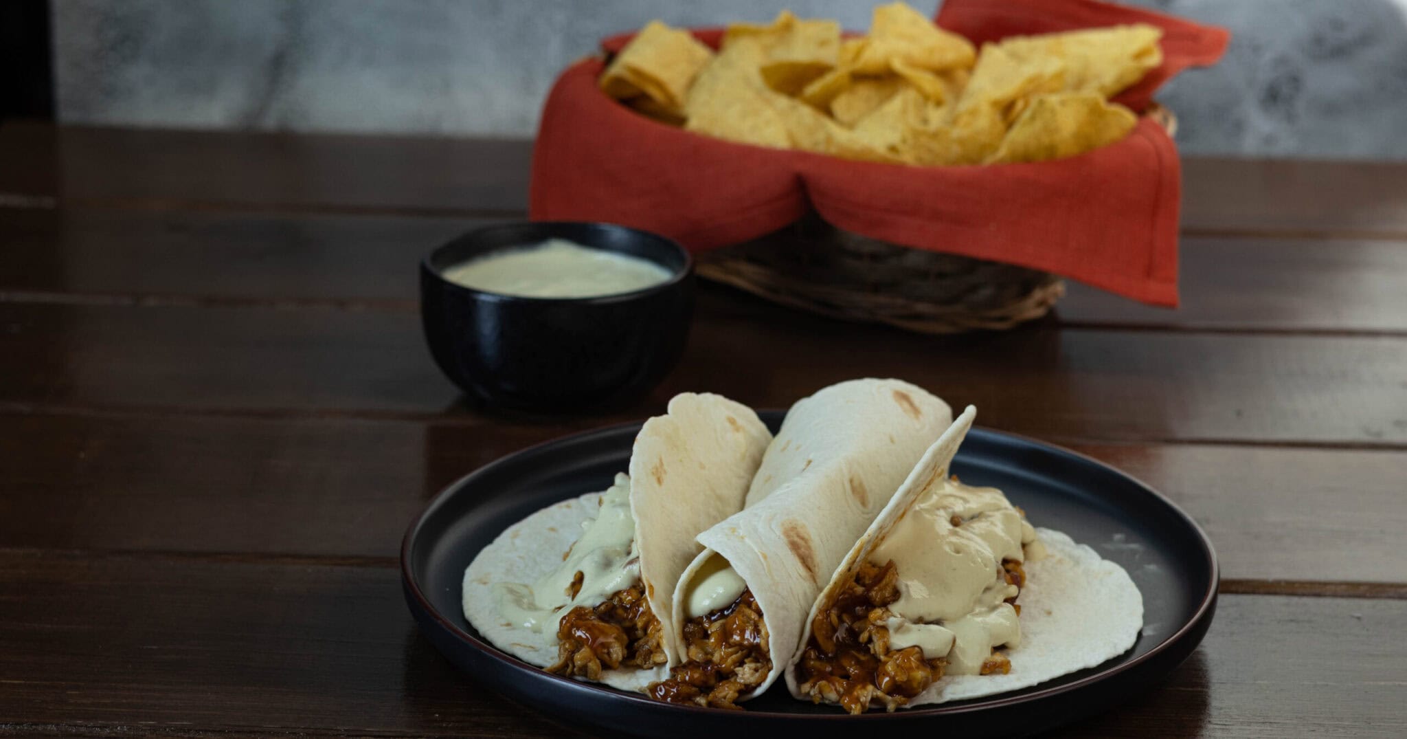 High Protein BBQ Tofu Taco