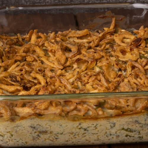 High protein green bean casserole.