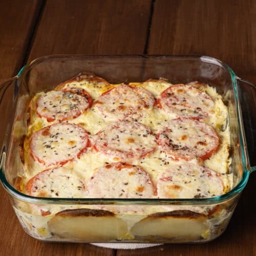Mediterranean Pizza Quiche.