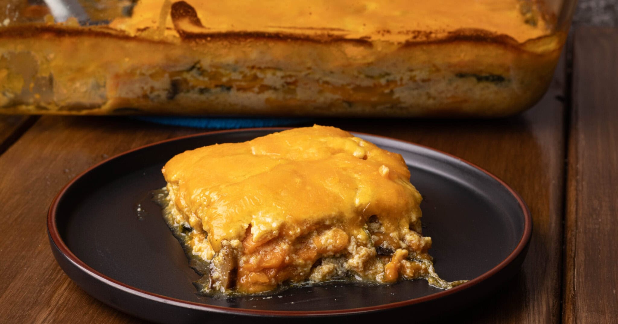 High Protein Sweet Potato Gratin