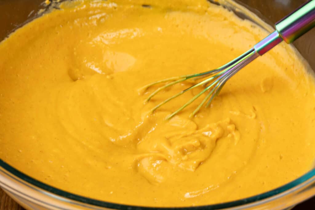 Sweet potato pie filling.