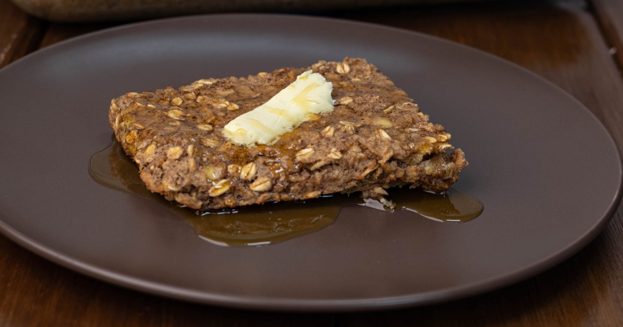 High Protein Banana Baked Oats