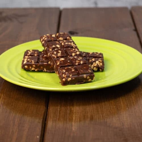 High Protein Vegan Chocolate Crunch Bar.
