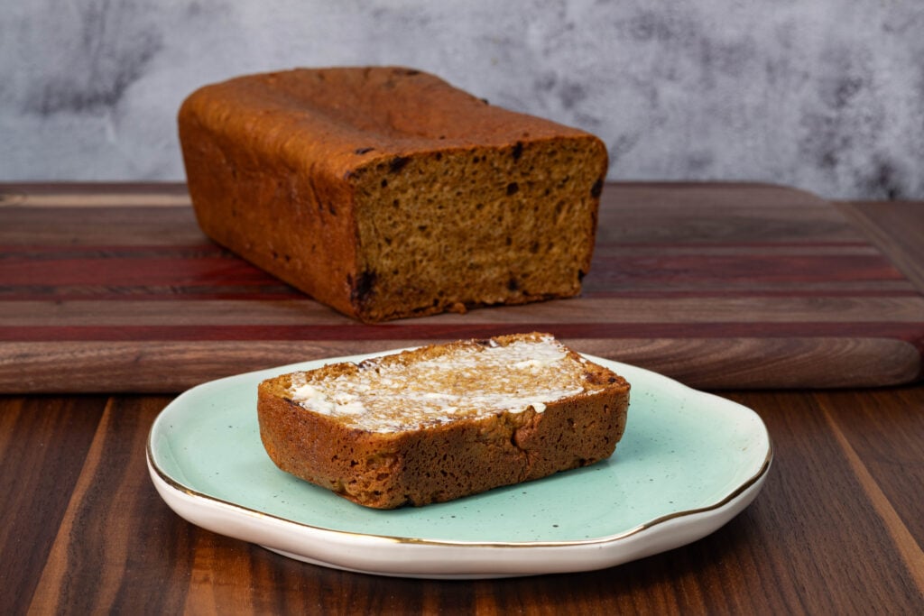 High Protein vegan pumpkin bread seitan.