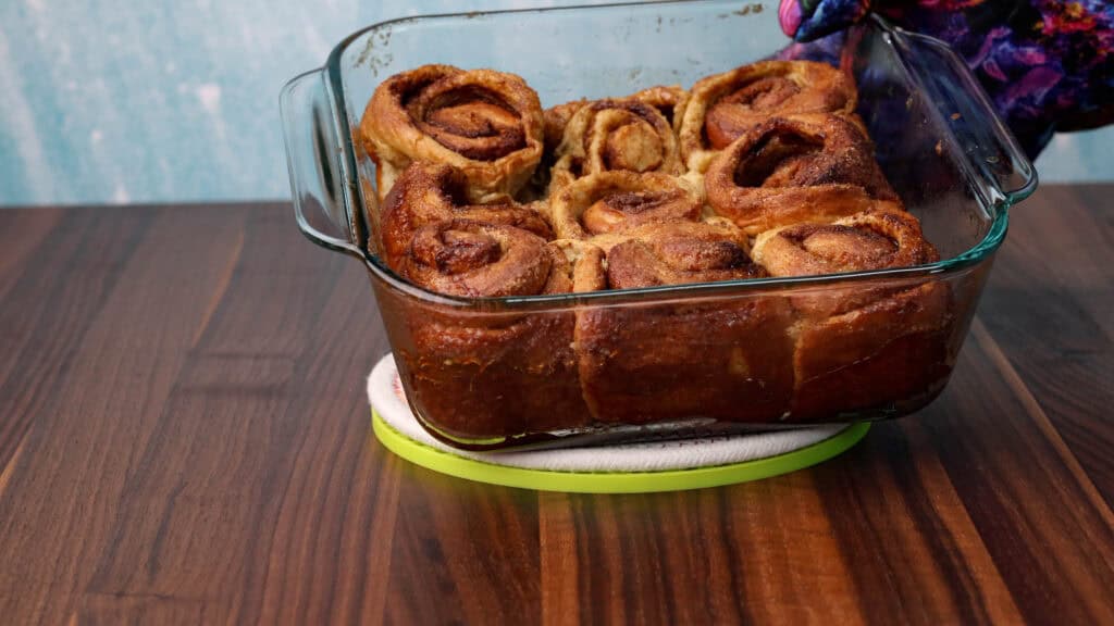 High Protein vegan cinnamon rolls.