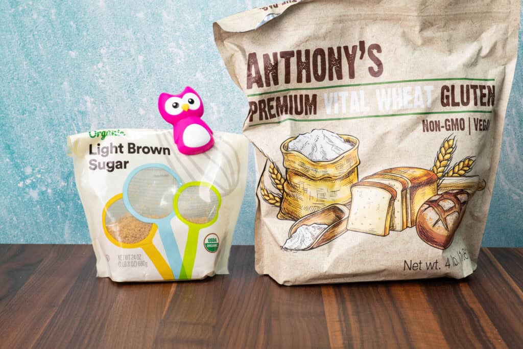 Light Brown Sugar and Anthony's vital wheat gluten.