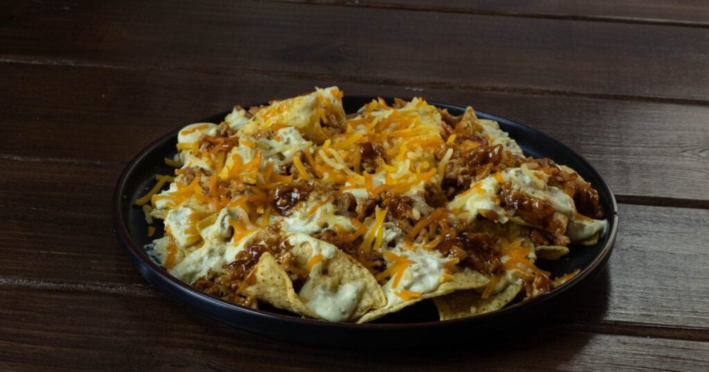 Shredded BBQ Tofu Nachos | Protein Deficient Vegan